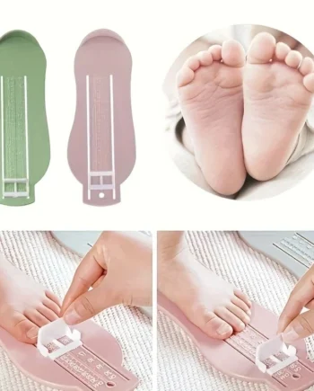 Baby Foot Measurer Tool Kids Shoe Size Calculator Accurate Infant Foot Length Ruler Gauge for 0-3 Years Child Shoes Fitting Safe