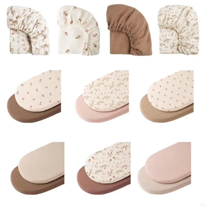 Newborns Bassinet Sheet for Infant Baby Fitted Sheet Protective Sleeve 1pc/2Pcs