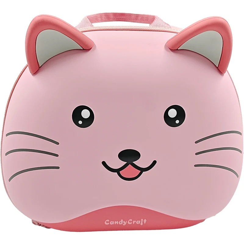Kids Cartoon Cat Dog Chicken Backpack Animals Crossbody Bag Toddler Zipped School Bags Casual Shoulder Bag