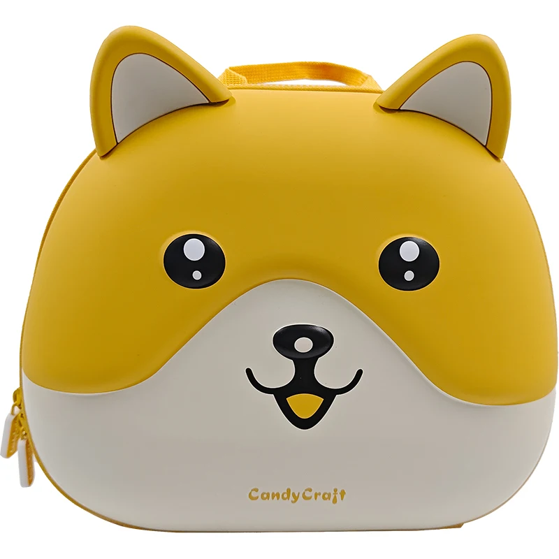 Kids Cartoon Cat Dog Chicken Backpack Animals Crossbody Bag Toddler Zipped School Bags Casual Shoulder Bag