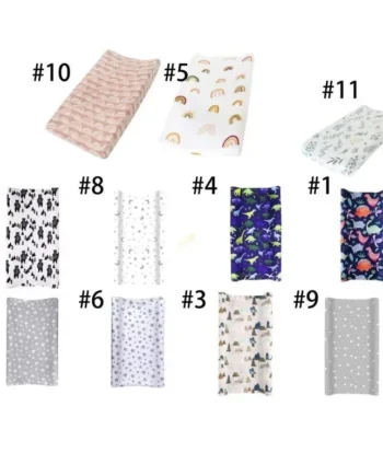Changing Pad Cover for Boys Girls Print Soft Unisex Diaper Change Table Sheets