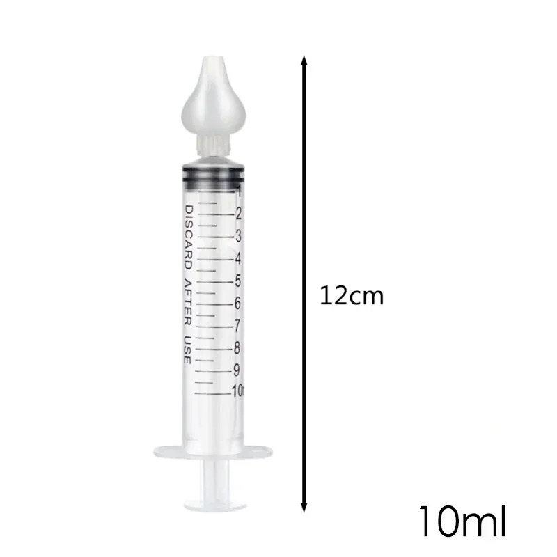 1/2Pcs Needle Tube Baby Nasal Aspirator Syringe Baby Nose Cleaner Rhinitis Nasal Washer Irrigator Baby Nose Washing for Children