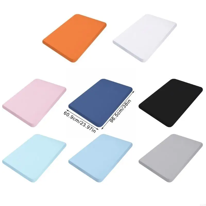 Baby Fitted Bassinet Sheet for Pack N Play Crib Newborns Changing Pad Cover Comfortable Fitted Sheets Mattress Cover