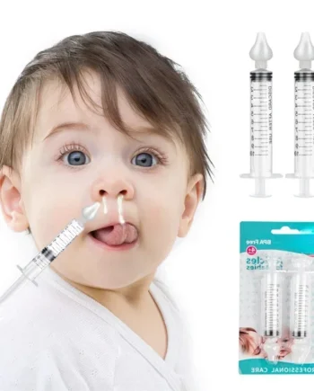 1/2Pcs Needle Tube Baby Nasal Aspirator Syringe Baby Nose Cleaner Rhinitis Nasal Washer Irrigator Baby Nose Washing for Children