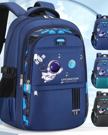 Kids Backpack Children School Bags for Boys Astronaut School Backpack Waterproof Primary Book Bag Mochila Infantil