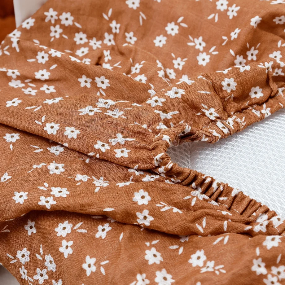 Kangobaby #My Soft Life# New Design 70% Bamboo 30% Cotton Baby Bed Sheet Newborn Crib Bedsheet Size 130x70x20cm