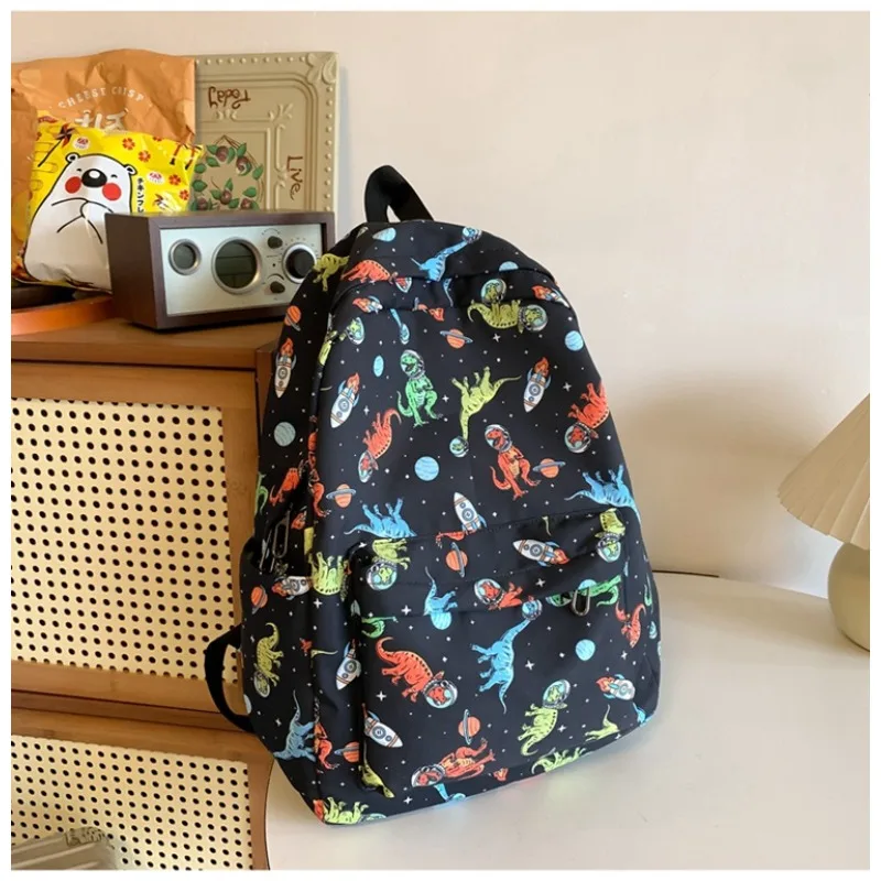 3PCS Dinosaur Backpack Set with Lunch Box Pencil Case Woman Dino School Bag Cute Bookbag Set for Kids Girls Boys Adults College