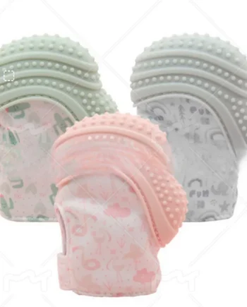 1 pcs Baby Hand-shaped Silicone Teal Bite Proof Gloves Children Scratch Proof Baby Tooth Toy Chew Wonder Baby Stop Eating Hands