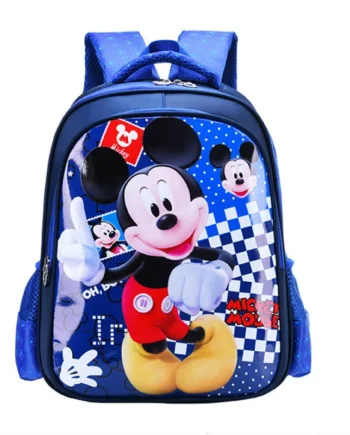 Fashion Mickey Mouse Backpack for Boys Cute Hello Kitty Children Girl School Bag Kids Backpacks