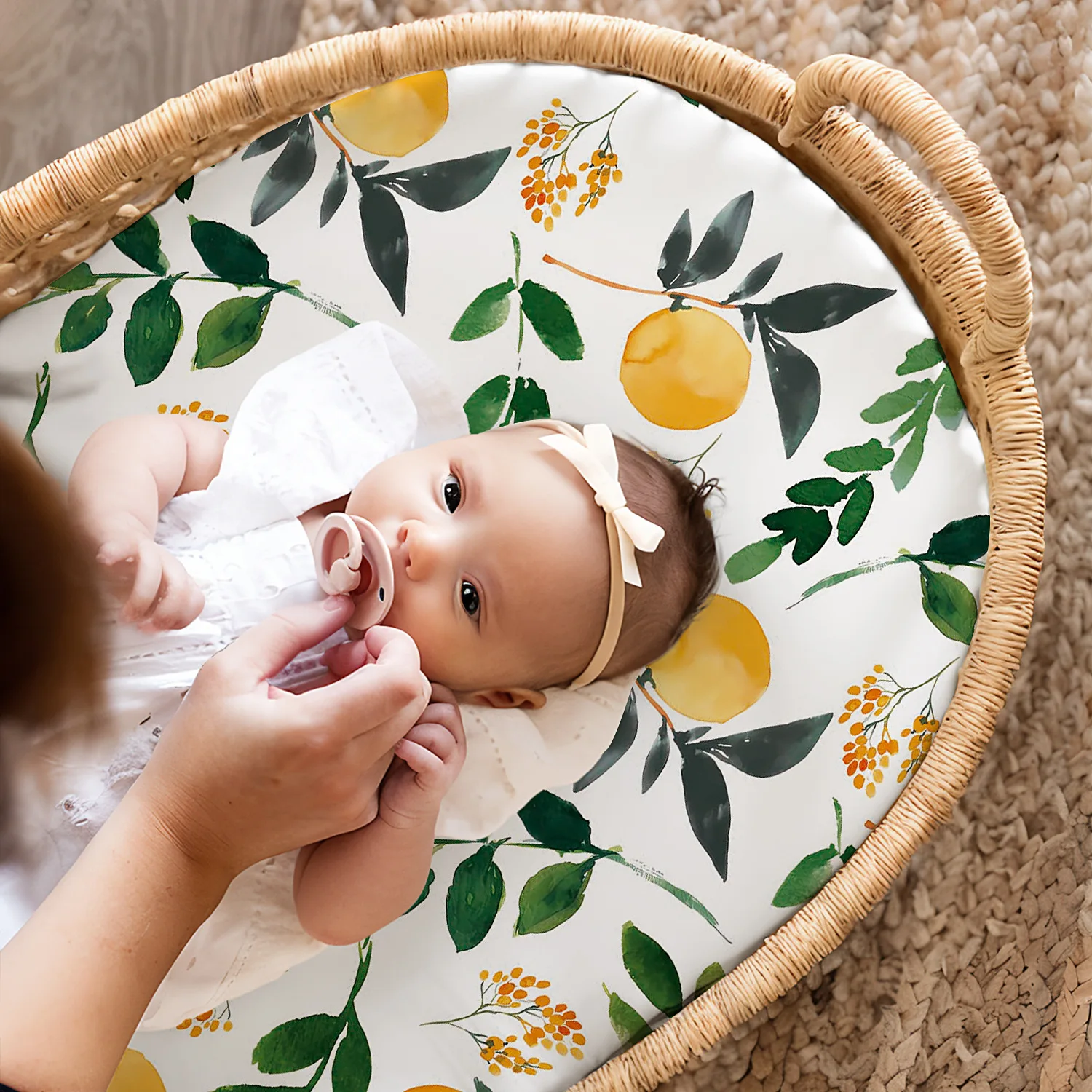 Soft Breathable Muslin Cotton Baby Crib Sheet Fitted Newborn Bed Sheet Hypoallergenic Nursery Cradle Sheet for Infants Universal