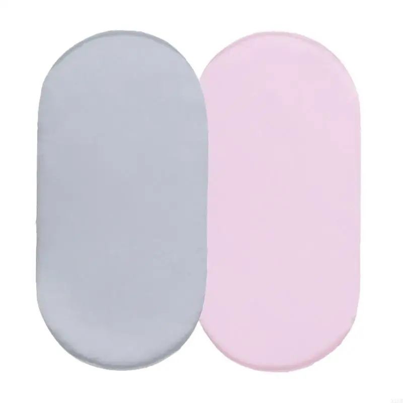 Baby Bassinet Fitted Sheet Crib Bed Cover Cradle Satin Sheet Nursery Room Supply