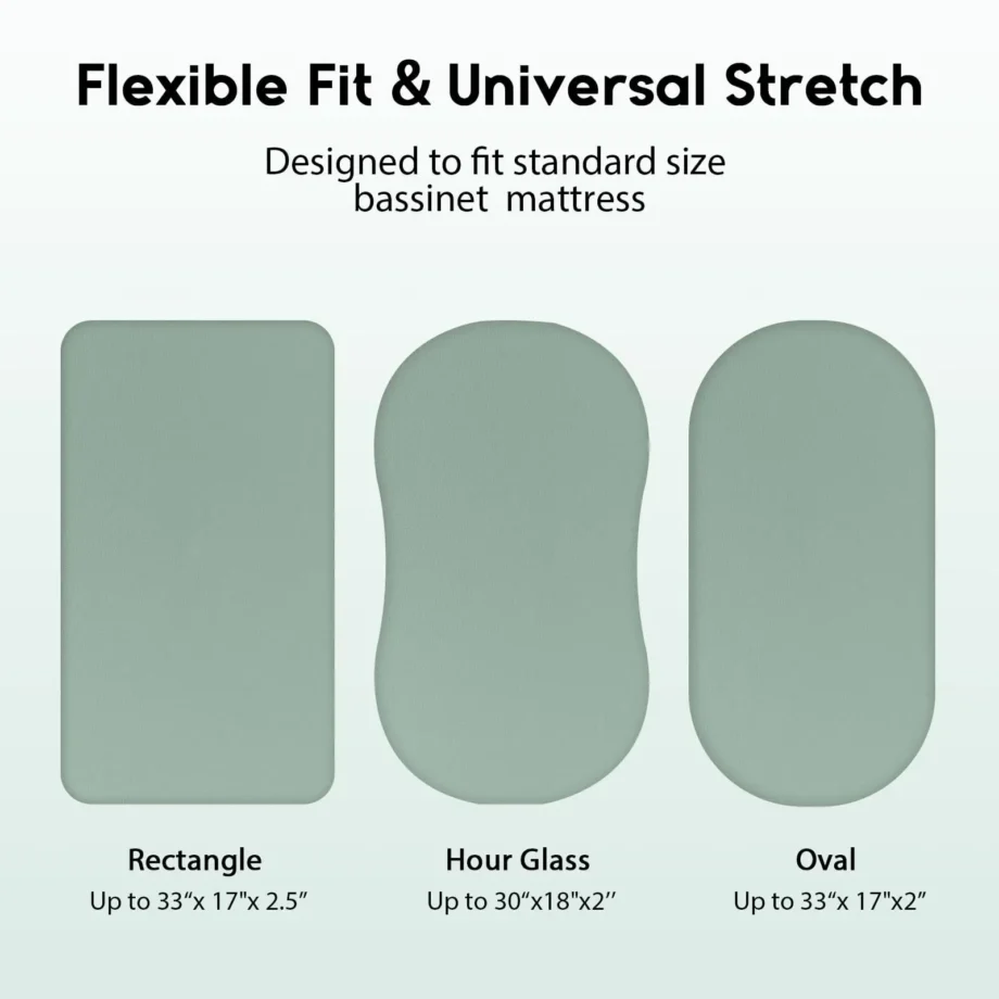 1pcs Breathable Soft Baby Bassinet Sheet Fitted Crib Mattress Cover for Newborn Infant Changing Pad Cover Nursery Cradle Sheet