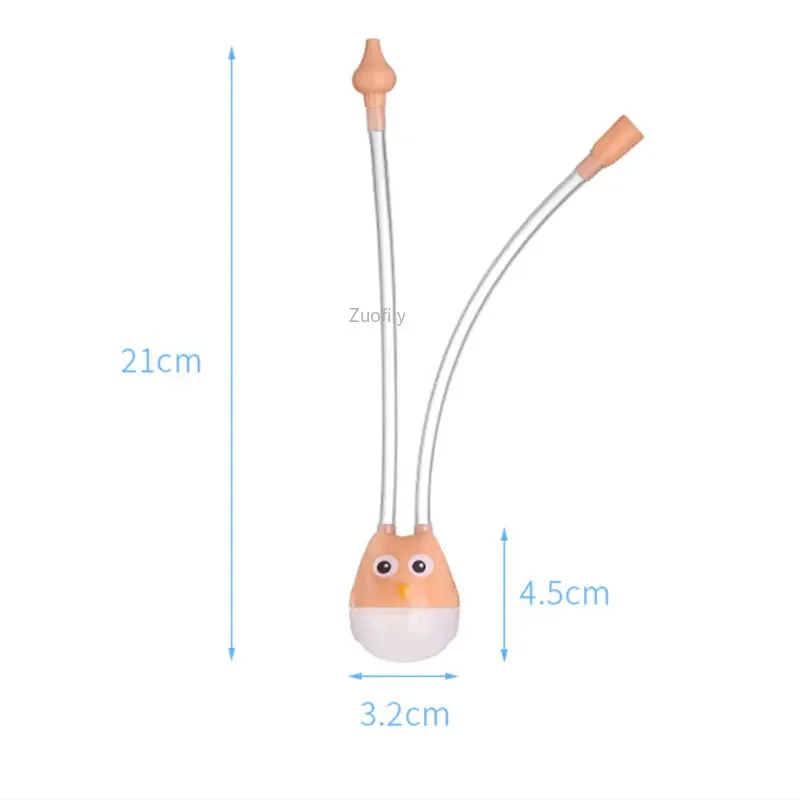 1/2PCS/Set Infant Nasal Aspirator Suction Snot Nose Cleaning Tool Needle Tube Nasal Aspirator Baby Care Nasal Aspirator Cleaner
