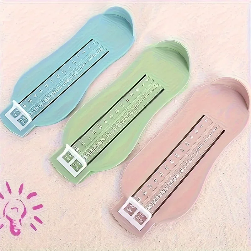 Baby Kids Infant Children Foot Length Measurer Tool Accurate Shoe Size Finder Gauge Ruler For Newborn Toddler Shoes Easy Home