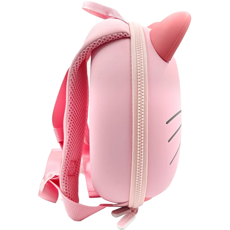 Kids Cartoon Cat Dog Chicken Backpack Animals Crossbody Bag Toddler Zipped School Bags Casual Shoulder Bag