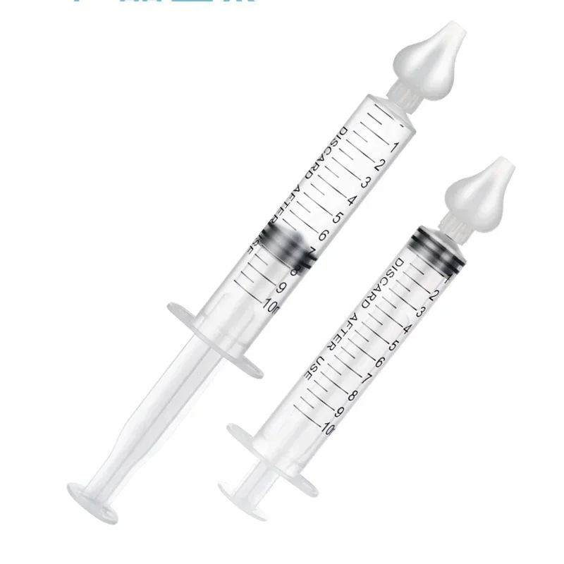 1/2Pcs Needle Tube Baby Nasal Aspirator Syringe Baby Nose Cleaner Rhinitis Nasal Washer Irrigator Baby Nose Washing for Children