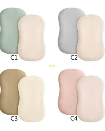 Practical Baby Bed Sheet Set Soft Comfortable Changing Pad Cover Protective Case