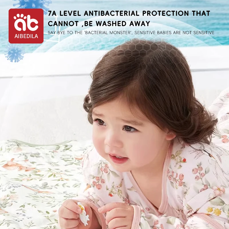 AIBEDILA Baby Sleeping Bag for Babies New Born Baby Items Newborn Detachable Silk Leg Wraps Spring Summer Bags Children Kids