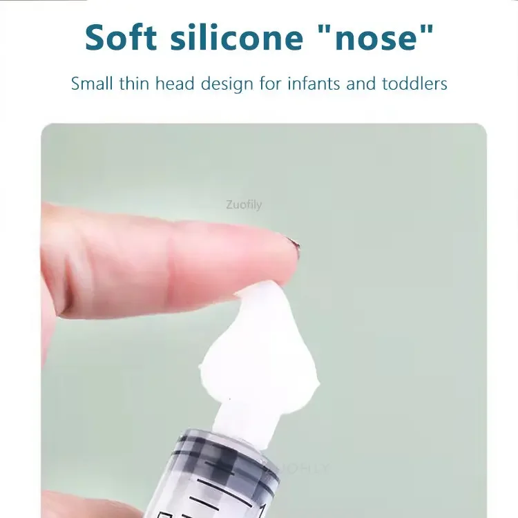 1/2PCS/Set Infant Nasal Aspirator Suction Snot Nose Cleaning Tool Needle Tube Nasal Aspirator Baby Care Nasal Aspirator Cleaner