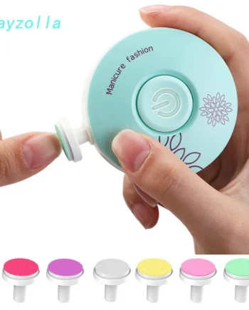 Electric Baby Nail Trimmer Kid Nail Polisher Tool Infant Manicure Scissors Baby Hygiene Kit Baby Nail Clipper Cutter For Newborn