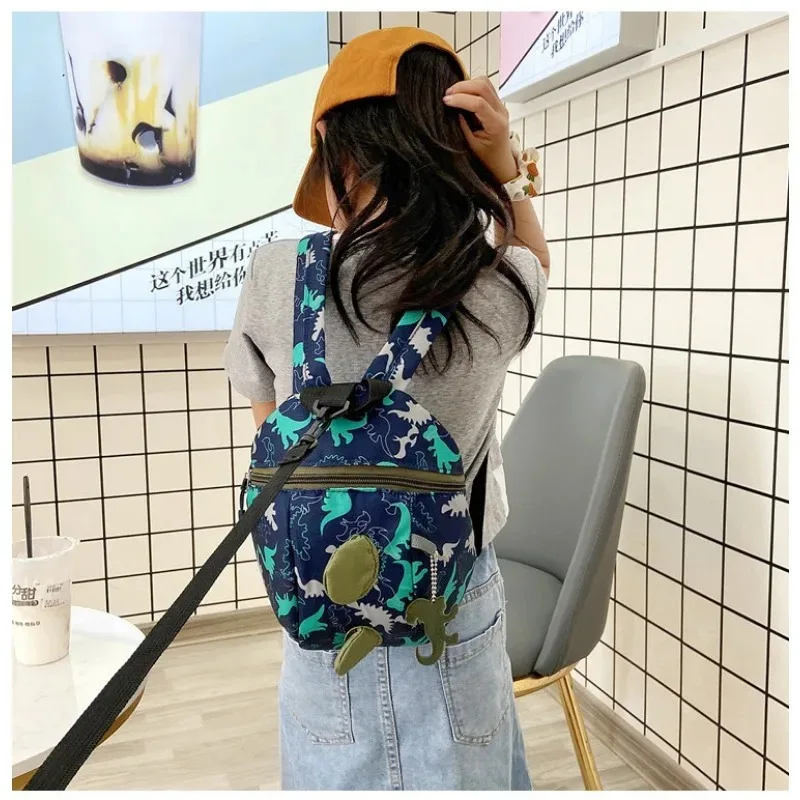 Boys and Girls Children's Backpack Nursery School Bag with Cartoon Dinosaur Backpack for Toddlers Children's Dual-Shoulder Bag