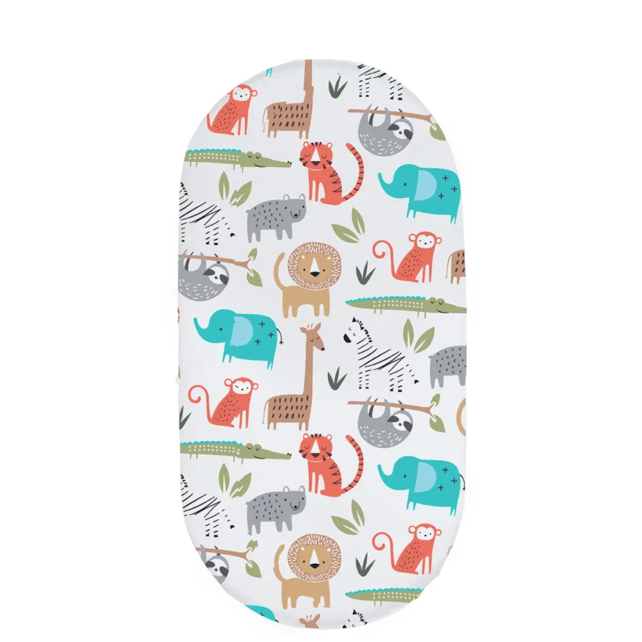 Soft Breathable Muslin Cotton Baby Crib Sheet Fitted Newborn Bed Sheet Hypoallergenic Nursery Cradle Sheet for Infants Universal