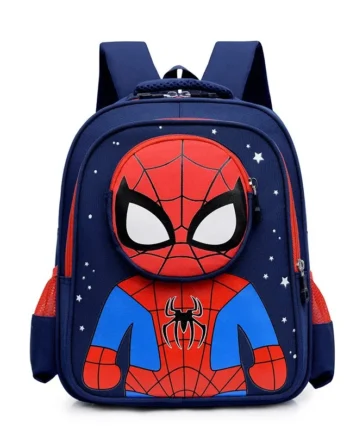 Herocross Spiderman Backpacks Super Heroes Student School Bag Cartoon 3d Stereo Kindergarten Backpack Children's Travel Bag Gift