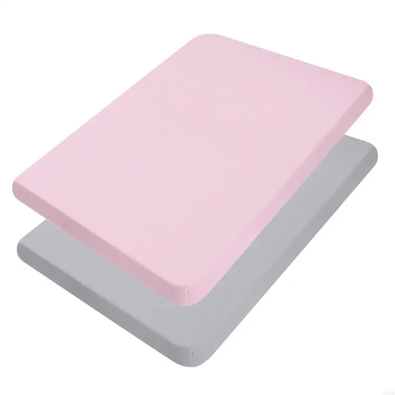 Baby Fitted Bassinet Sheet for Pack N Play Crib Newborns Changing Pad Cover Comfortable Fitted Sheets Mattress Cover