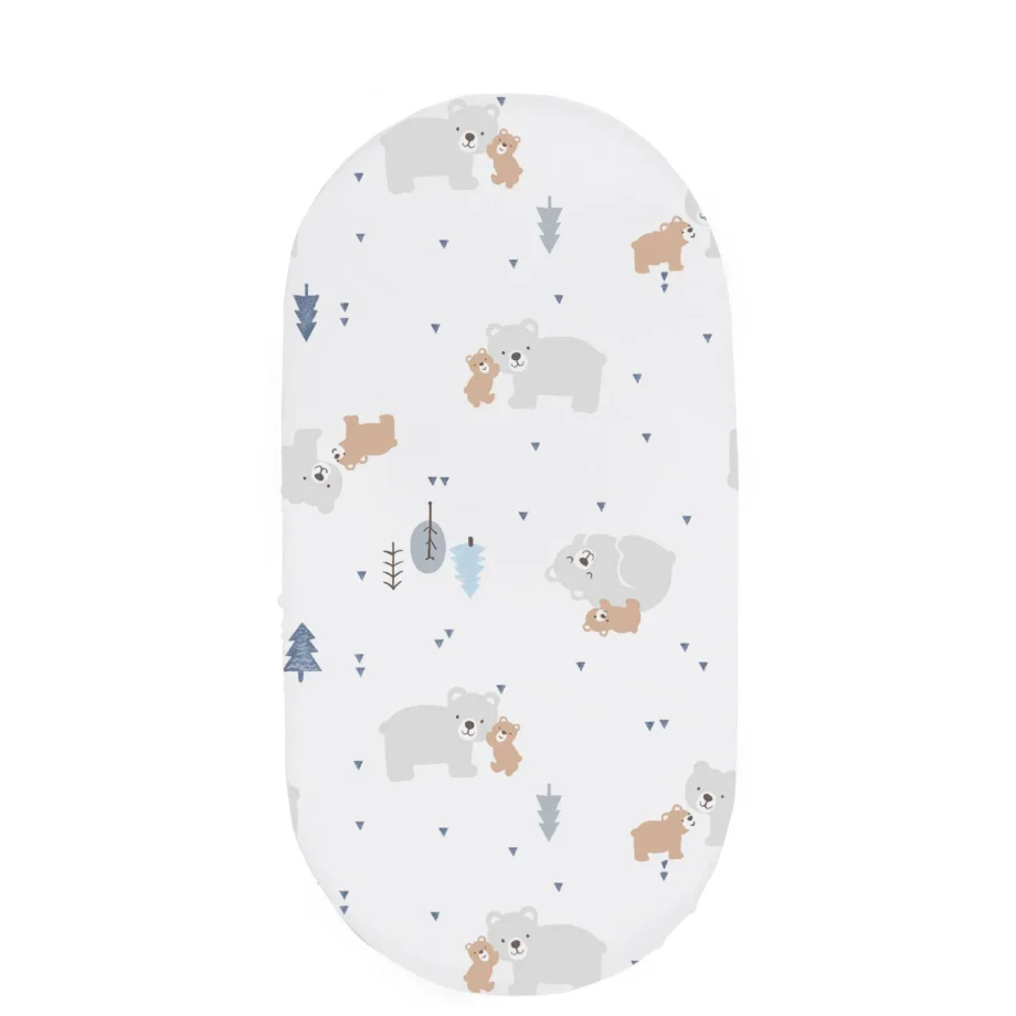 Soft Breathable Muslin Cotton Baby Crib Sheet Fitted Newborn Bed Sheet Hypoallergenic Nursery Cradle Sheet for Infants Universal