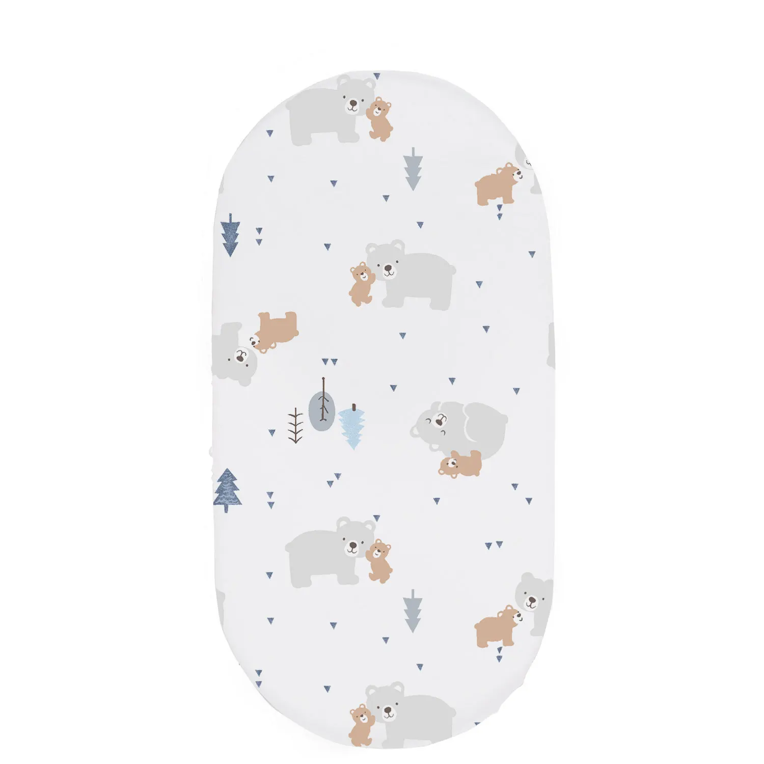 Soft Breathable Muslin Cotton Baby Crib Sheet Fitted Newborn Bed Sheet Hypoallergenic Nursery Cradle Sheet for Infants Universal