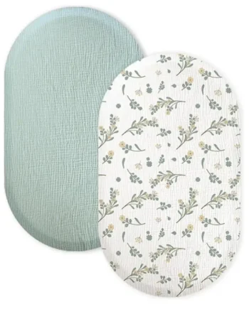 Newborns Bassinet Sheet for Infant Comfortable Baby Fitted Sheet Protectors Case P31B